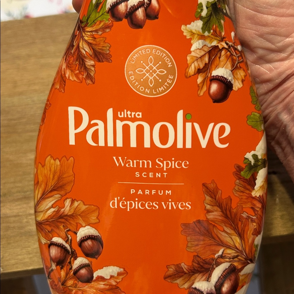 Ultra Palmolive Limited Edition Warm Spice Scent Dish Soap & Scrub Sponge NEW - Picture 3 of 11